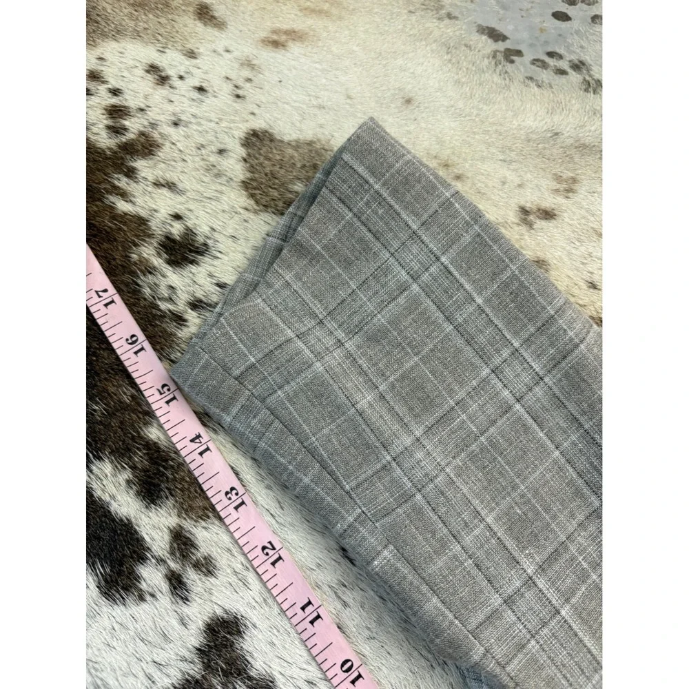 Canali Travel Plaid Blazer Mens Size 48 Wool Silk Linen Blend Sport Italy